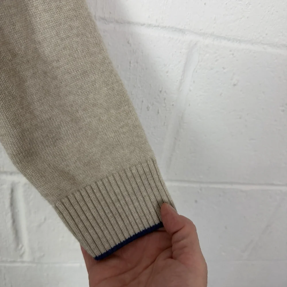 Rodd & Gunn Mens Pullover Sweater SZ L 100% Extra Fine Merino Wool Italy‎ Preppy